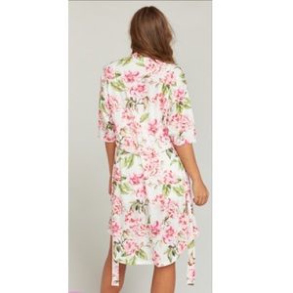 SHOW ME YOUR MUMU Brie Robe Garden of Blooms O/S - Picture 2 of 9